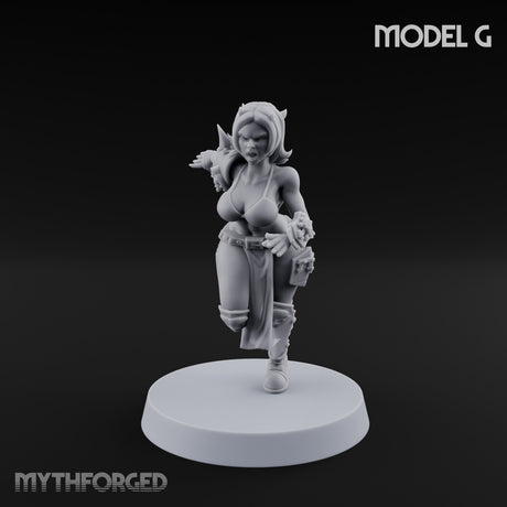 Hell Raising Demon Sorceress G Miniature for Dungeons and Dragons, Pathfinder or other TTRPGs