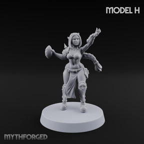 Hell Raising Demon Sorceress H Miniature for Dungeons and Dragons, Pathfinder or other TTRPGs