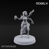 Hell Raising Demon Sorceress H Miniature for Dungeons and Dragons, Pathfinder or other TTRPGs