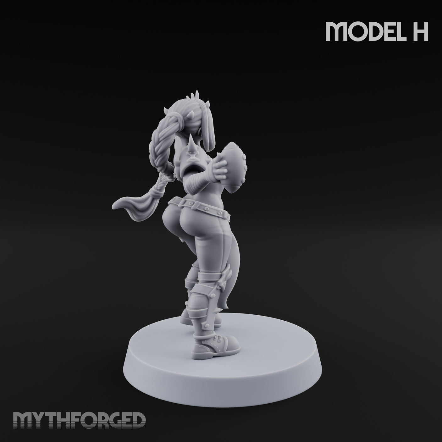 Hell Raising Demon Sorceress H Miniature for Dungeons and Dragons, Pathfinder or other TTRPGs