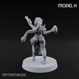 Hell Raising Demon Sorceress H Miniature for Dungeons and Dragons, Pathfinder or other TTRPGs