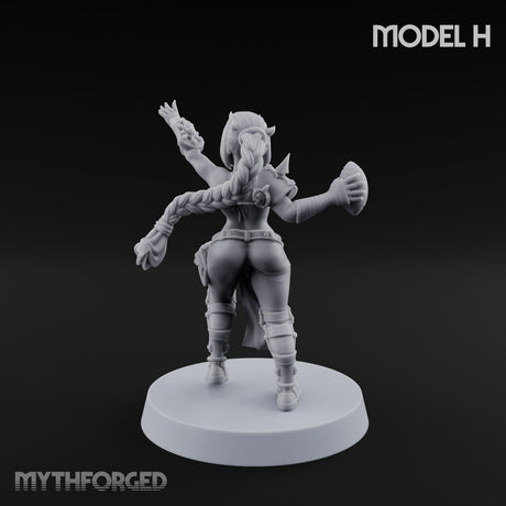 Hell Raising Demon Sorceress H Miniature for Dungeons and Dragons, Pathfinder or other TTRPGs
