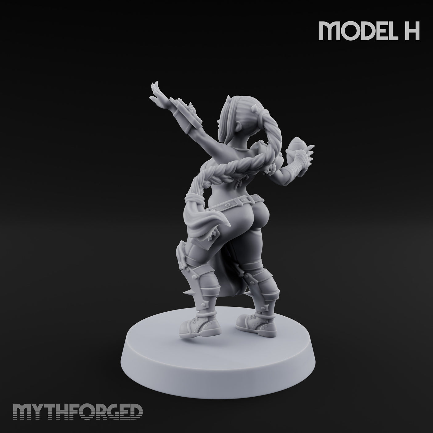 Hell Raising Demon Sorceress H Miniature for Dungeons and Dragons, Pathfinder or other TTRPGs