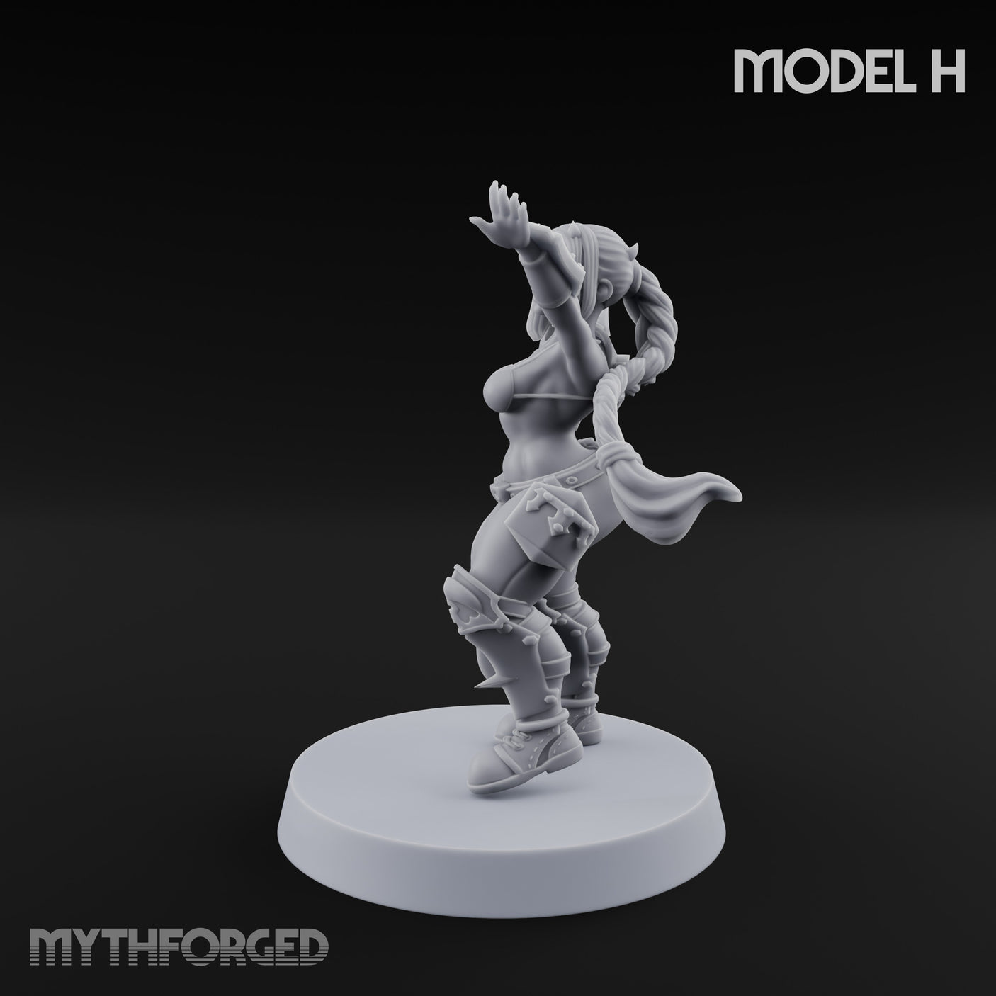 Hell Raising Demon Sorceress H Miniature for Dungeons and Dragons, Pathfinder or other TTRPGs
