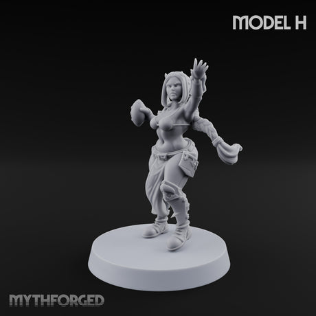 Hell Raising Demon Sorceress H Miniature for Dungeons and Dragons, Pathfinder or other TTRPGs
