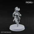 Hell Raising Demon Sorceress I Miniature for Dungeons and Dragons, Pathfinder or other TTRPGs