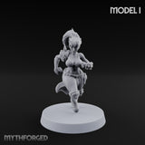 Hell Raising Demon Sorceress I Miniature for Dungeons and Dragons, Pathfinder or other TTRPGs