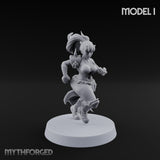 Hell Raising Demon Sorceress I Miniature for Dungeons and Dragons, Pathfinder or other TTRPGs