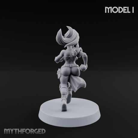 Hell Raising Demon Sorceress I Miniature for Dungeons and Dragons, Pathfinder or other TTRPGs