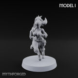 Hell Raising Demon Sorceress I Miniature for Dungeons and Dragons, Pathfinder or other TTRPGs