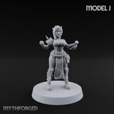 Hell Raising Demon Sorceress J Miniature for Dungeons and Dragons, Pathfinder or other TTRPGs