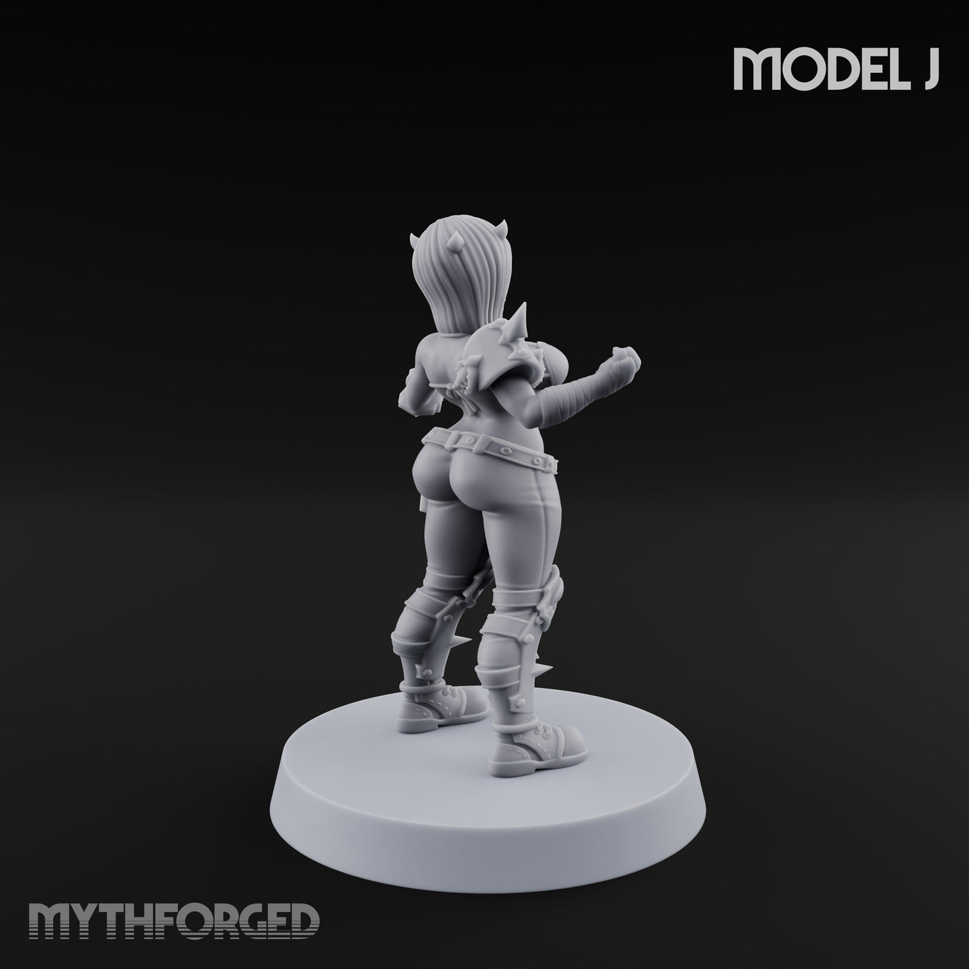 Hell Raising Demon Sorceress J Miniature for Dungeons and Dragons, Pathfinder or other TTRPGs
