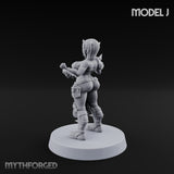 Hell Raising Demon Sorceress J Miniature for Dungeons and Dragons, Pathfinder or other TTRPGs