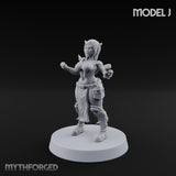 Hell Raising Demon Sorceress J Miniature for Dungeons and Dragons, Pathfinder or other TTRPGs