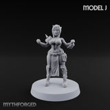 Hell Raising Demon Sorceress J Miniature for Dungeons and Dragons, Pathfinder or other TTRPGs