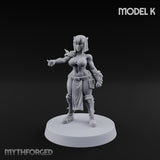 Hell Raising Demon Sorceress K Miniature for Dungeons and Dragons, Pathfinder or other TTRPGs