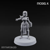Hell Raising Demon Sorceress K Miniature for Dungeons and Dragons, Pathfinder or other TTRPGs