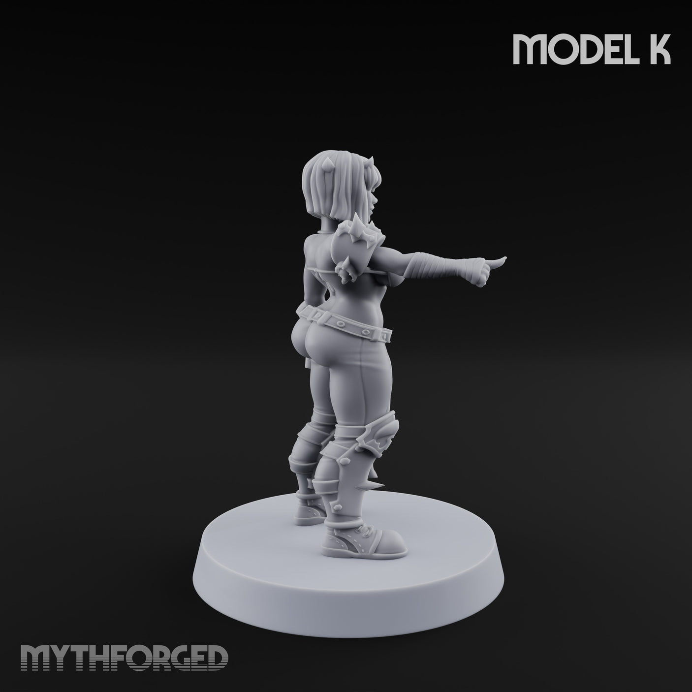 Hell Raising Demon Sorceress K Miniature for Dungeons and Dragons, Pathfinder or other TTRPGs