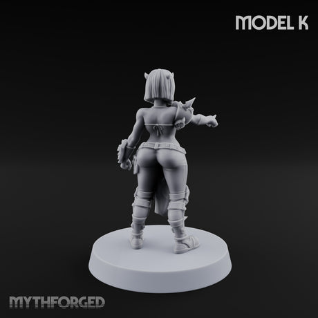 Hell Raising Demon Sorceress K Miniature for Dungeons and Dragons, Pathfinder or other TTRPGs