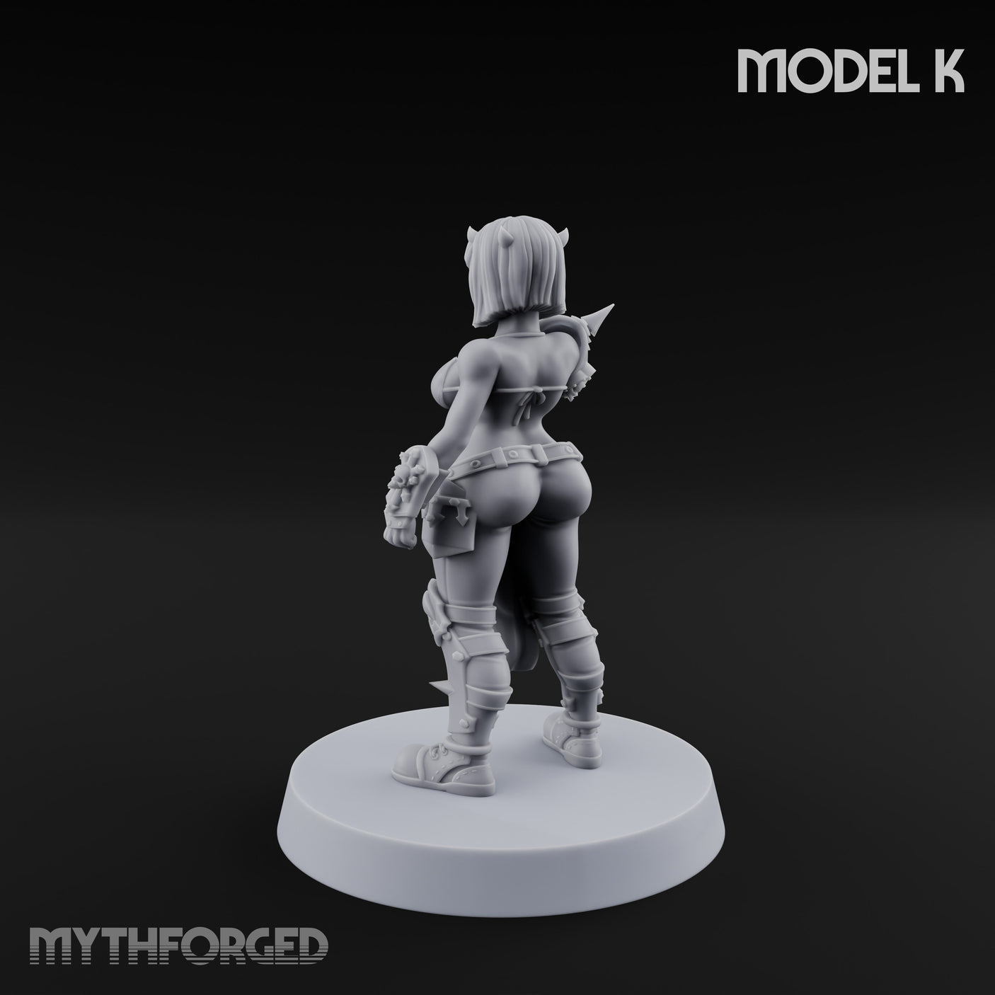 Hell Raising Demon Sorceress K Miniature for Dungeons and Dragons, Pathfinder or other TTRPGs
