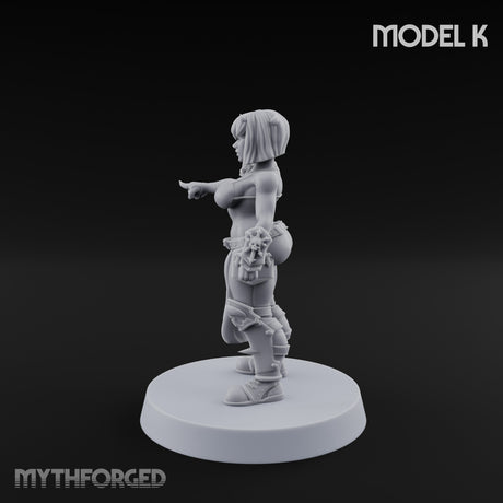 Hell Raising Demon Sorceress K Miniature for Dungeons and Dragons, Pathfinder or other TTRPGs