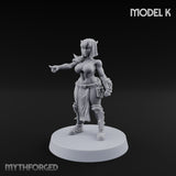 Hell Raising Demon Sorceress K Miniature for Dungeons and Dragons, Pathfinder or other TTRPGs