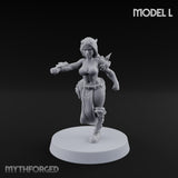 Hell Raising Demon Sorceress L Miniature for Dungeons and Dragons, Pathfinder or other TTRPGs