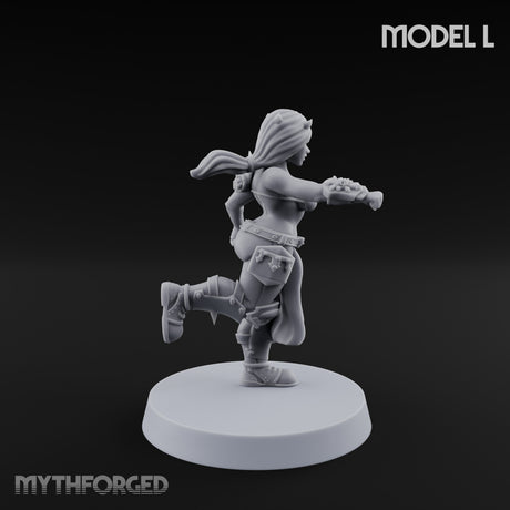 Hell Raising Demon Sorceress L Miniature for Dungeons and Dragons, Pathfinder or other TTRPGs