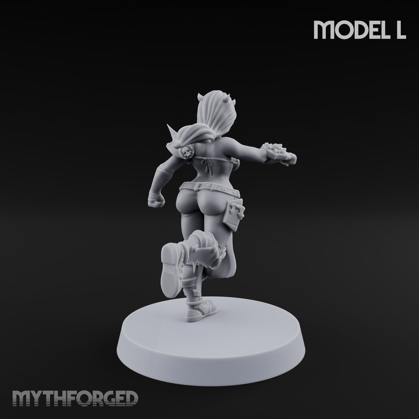 Hell Raising Demon Sorceress L Miniature for Dungeons and Dragons, Pathfinder or other TTRPGs