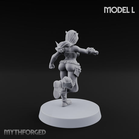 Hell Raising Demon Sorceress L Miniature for Dungeons and Dragons, Pathfinder or other TTRPGs