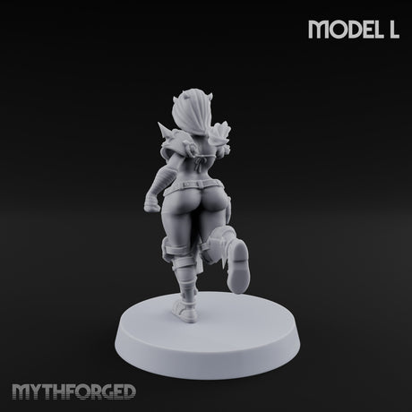 Hell Raising Demon Sorceress L Miniature for Dungeons and Dragons, Pathfinder or other TTRPGs
