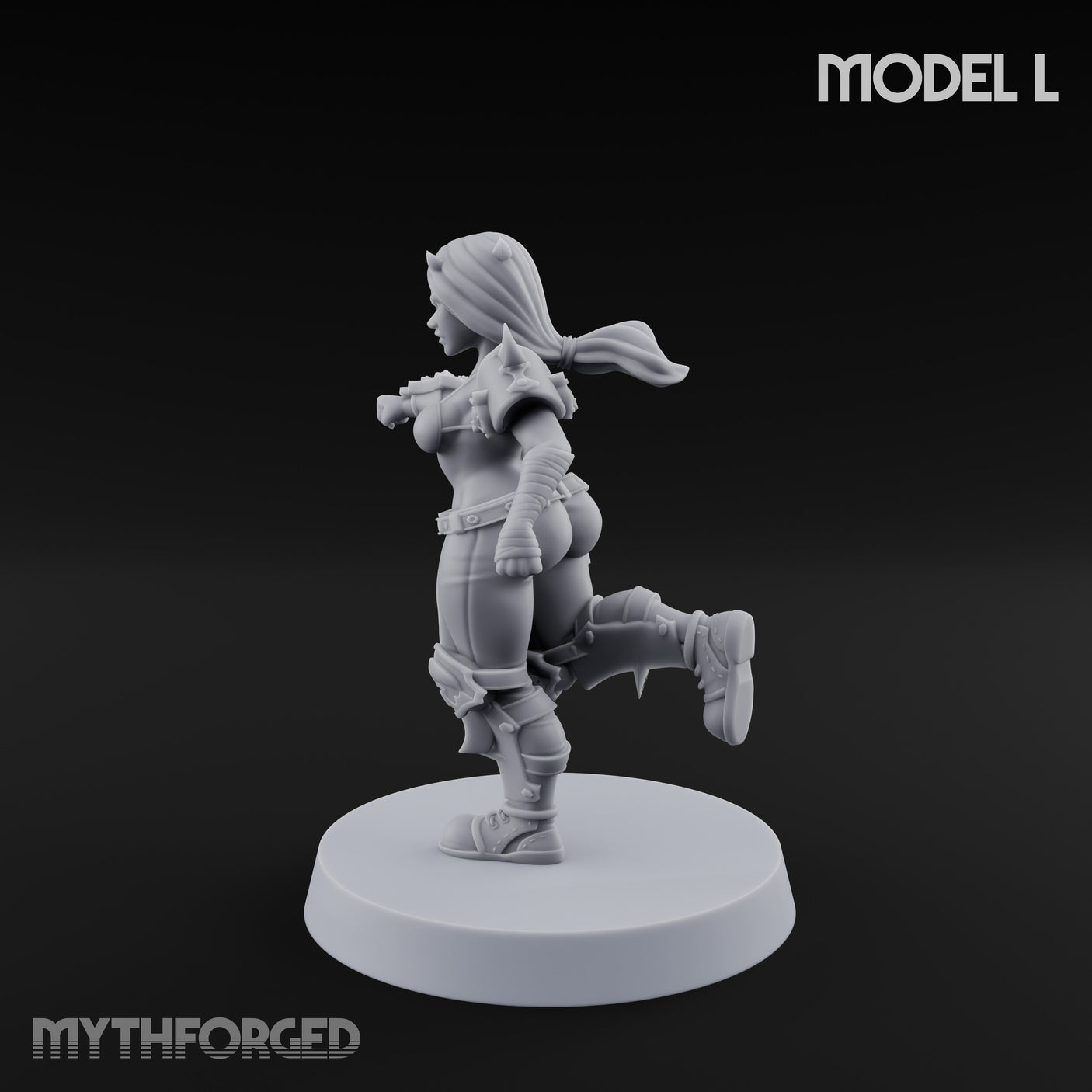 Hell Raising Demon Sorceress L Miniature for Dungeons and Dragons, Pathfinder or other TTRPGs