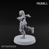 Hell Raising Demon Sorceress L Miniature for Dungeons and Dragons, Pathfinder or other TTRPGs