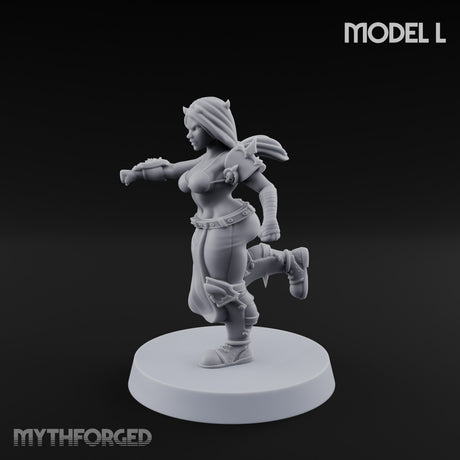 Hell Raising Demon Sorceress L Miniature for Dungeons and Dragons, Pathfinder or other TTRPGs