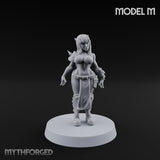 Hell Raising Demon Sorceress M Miniature for Dungeons and Dragons, Pathfinder or other TTRPGs