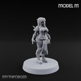 Hell Raising Demon Sorceress M Miniature for Dungeons and Dragons, Pathfinder or other TTRPGs