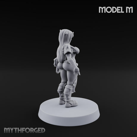 Hell Raising Demon Sorceress M Miniature for Dungeons and Dragons, Pathfinder or other TTRPGs