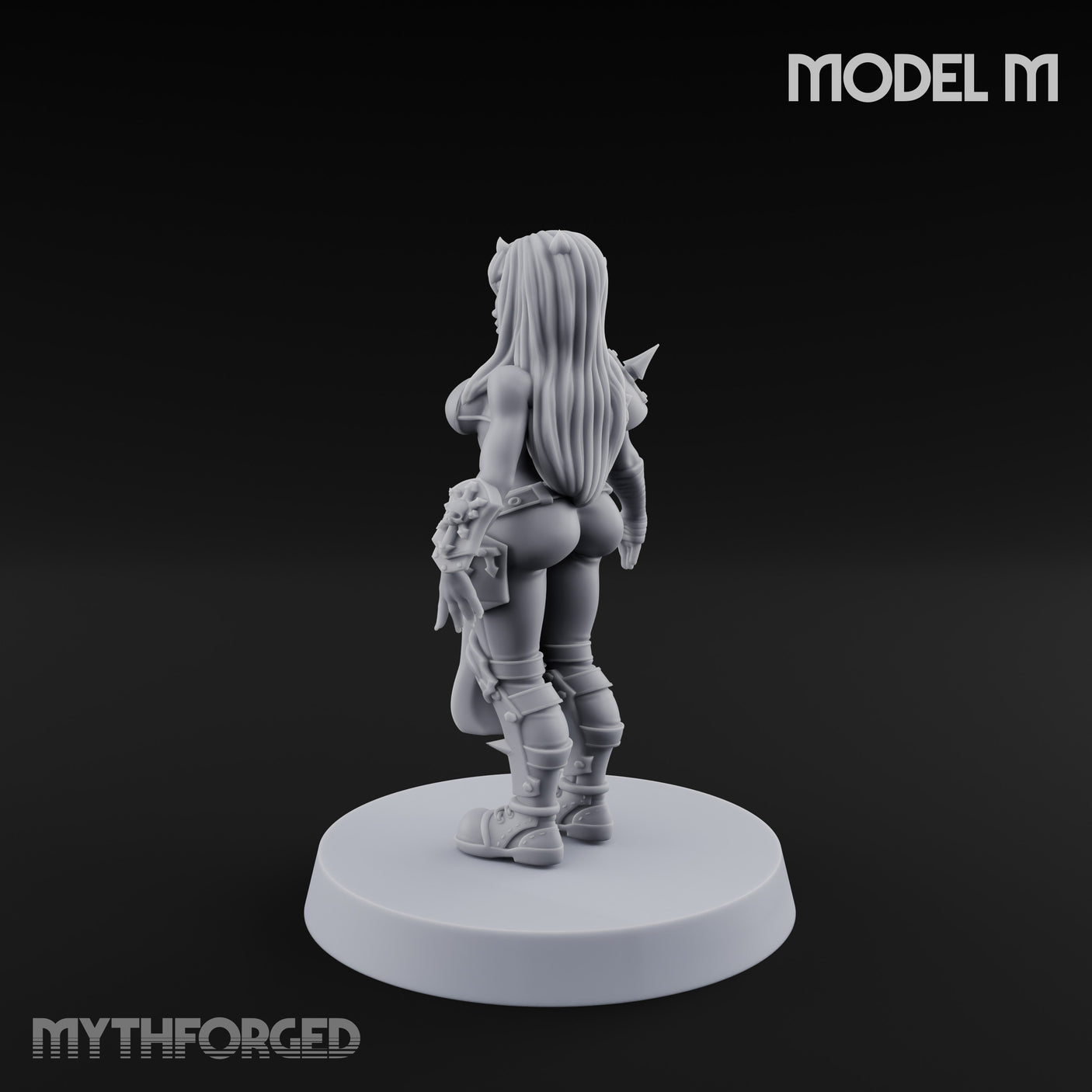 Hell Raising Demon Sorceress M Miniature for Dungeons and Dragons, Pathfinder or other TTRPGs