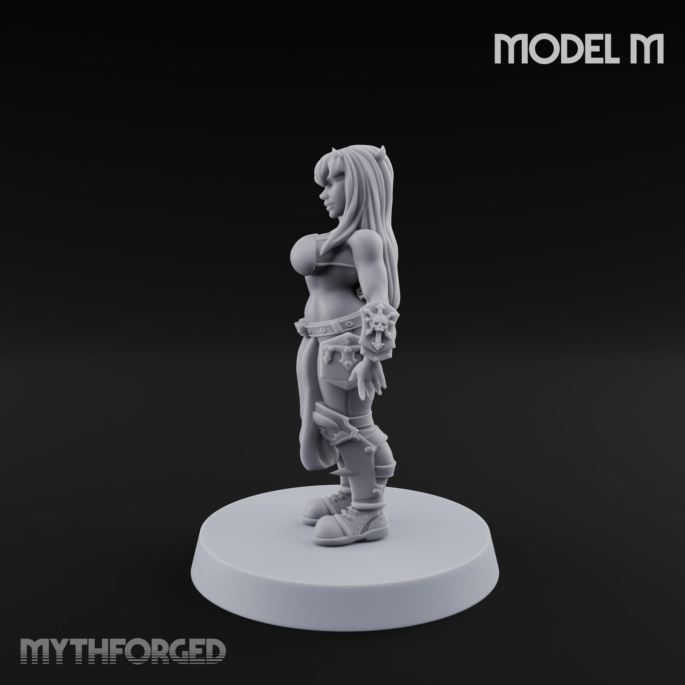Hell Raising Demon Sorceress M Miniature for Dungeons and Dragons, Pathfinder or other TTRPGs