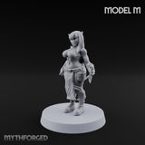 Hell Raising Demon Sorceress M Miniature for Dungeons and Dragons, Pathfinder or other TTRPGs