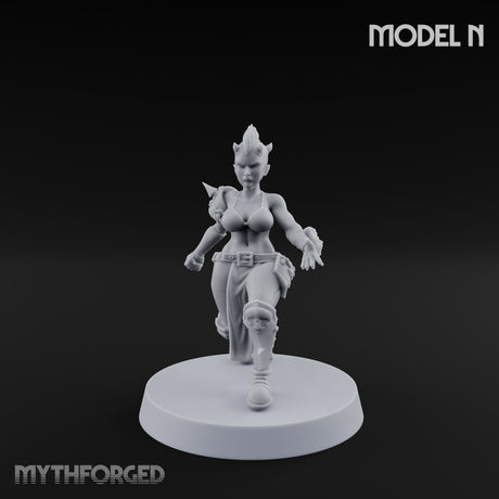 Hell Raising Demon Sorceress N Miniature for Dungeons and Dragons, Pathfinder or other TTRPGs