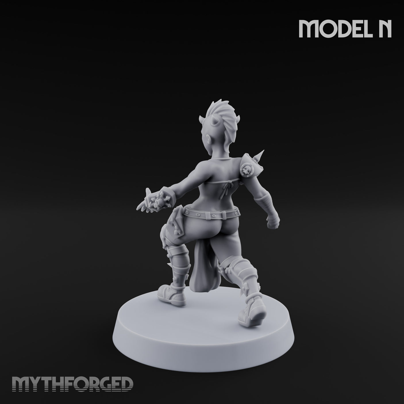 Hell Raising Demon Sorceress N Miniature for Dungeons and Dragons, Pathfinder or other TTRPGs
