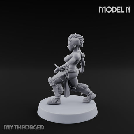 Hell Raising Demon Sorceress N Miniature for Dungeons and Dragons, Pathfinder or other TTRPGs