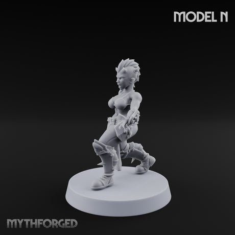 Hell Raising Demon Sorceress N Miniature for Dungeons and Dragons, Pathfinder or other TTRPGs