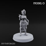 Hell Raising Demon Sorceress O Miniature for Dungeons and Dragons, Pathfinder or other TTRPGs