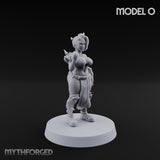Hell Raising Demon Sorceress O Miniature for Dungeons and Dragons, Pathfinder or other TTRPGs