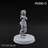 Hell Raising Demon Sorceress O Miniature for Dungeons and Dragons, Pathfinder or other TTRPGs
