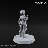Hell Raising Demon Sorceress O Miniature for Dungeons and Dragons, Pathfinder or other TTRPGs