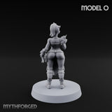 Hell Raising Demon Sorceress O Miniature for Dungeons and Dragons, Pathfinder or other TTRPGs