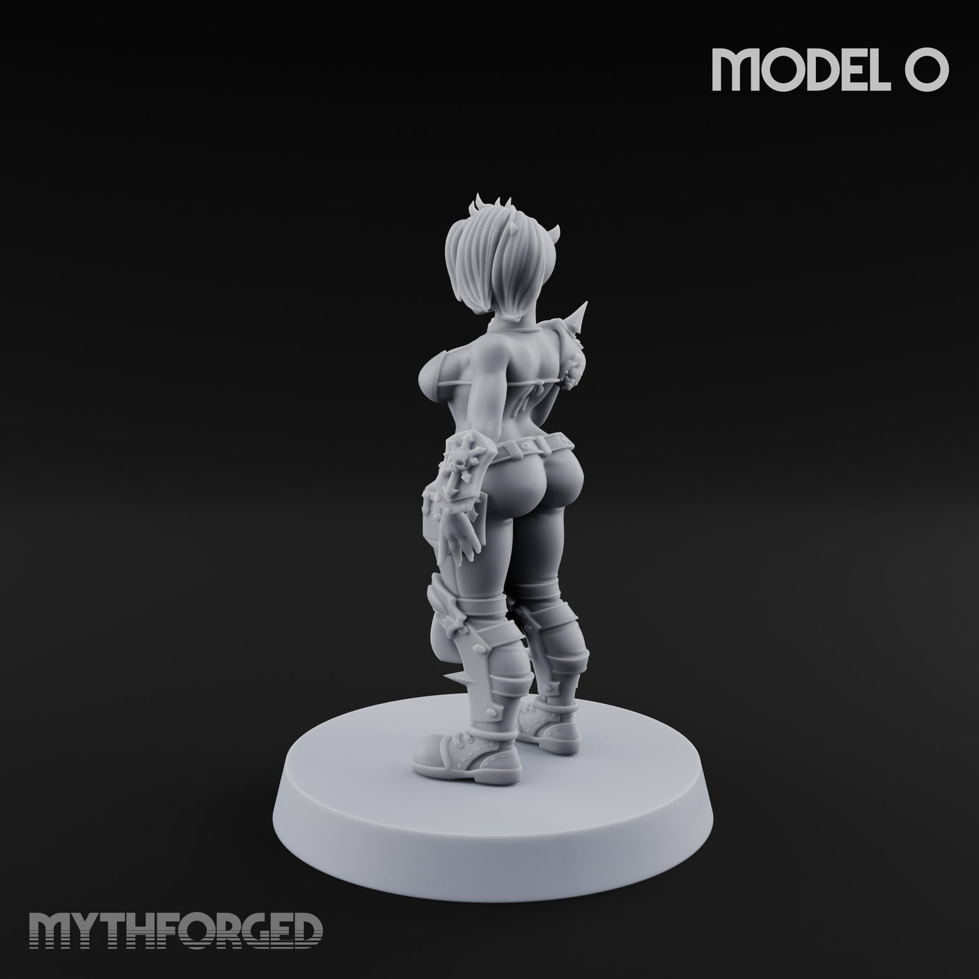 Hell Raising Demon Sorceress O Miniature for Dungeons and Dragons, Pathfinder or other TTRPGs